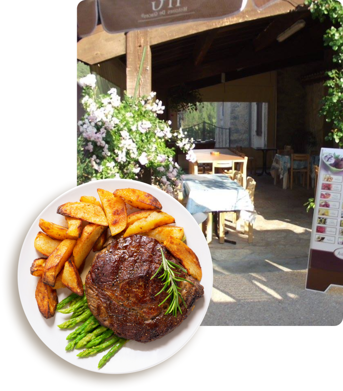 Le restaurant - Le Touron - Chamaloc - restaurant CHAMALOC